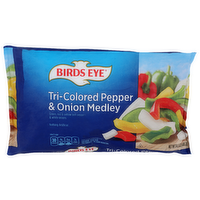 Birds Eye Green, Red & Yellow Bell Peppers & White Onions Tri-Colored Pepper & Onion Medley - 14.4 Ounce