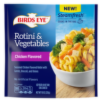 Birds Eye Steamfresh Chicken Flavored Rotini & Vegetables, Frozen Side Dish - 10 Ounce
