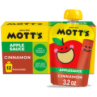 Motts Cinnamon Applesauce Clear - 0.267 Ounce - 12 Count