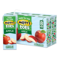 Motts For Tots Apple Juice Drink - 0.844 Fluid Ounce - 8 Count