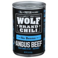Wolf Brand Chili Angus Beef No Beans - 15 Ounce