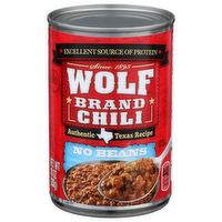 Wolf Brand Chili No Beans - 10 Ounce