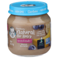 Gerber Natural For Baby Banana Blueberry Wonderfoods - 4 Ounce