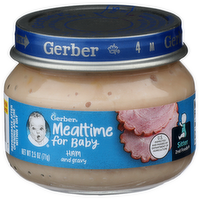 Gerber Mealtime For Baby Ham And Gravy - 2.5 Ounce