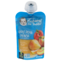 Gerber Natural For Toddler Apple Pear Peach - 3.5 Ounce