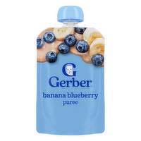Gerber Natural For Toddler Banana Blueberry Stage 2 Baby Food Puree Pouch - 3.5 Ounce