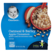 Gerber Oatmeal & Barley Apple Cinnamon Cereal - 4.5 Ounce