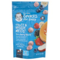 Gerber Snacks For Baby Fruit & Veggie Melts Crawler - 1 Ounce