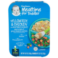 Gerber Mealtime For Toddler Yellow Rice & Chicken - 6.67 Ounce