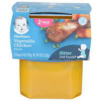 Gerber Vegetable Chicken Dinner Sitter 2nd Foods - 4 Ounce - 2 Count