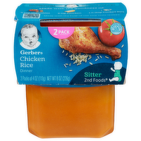 Gerber Chicken Rice Dinner - 4 Ounce - 2 Count