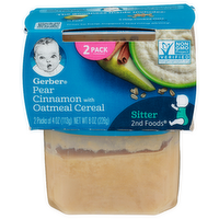 Gerber Pear Cinnamon With Oatmeal Cereal - 4 Ounce - 2 Count