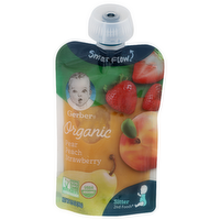 Gerber Pear Peach Strawberry Sitter 2nd Foods - 3.5 Ounce