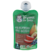 Gerber Organic For Baby Pear Blueberry Apple Avocado - 3.5 Ounce