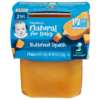 Gerber Natural For Baby Butternut Squash - 4 Ounce - 2 Count