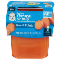 Gerber Natural For Baby Sweet Potato Sitter 2nd Foods - 4 Ounce - 2 Count