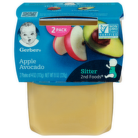 Gerber Apple Avocado Sitter 2nd Foods - 4 Ounce - 2 Count