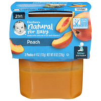 Gerber Peach Sitter 2nd Foods - 4 Ounce - 2 Count