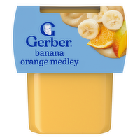 Gerber 2nd Food Banana Orange Medley Puree - 8 Ounce