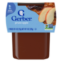 Gerber Natural 2nd Foods Prune Apple Baby Food - 8 Ounce