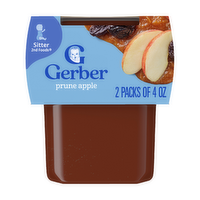 Gerber Natural 2nd Foods Prune Apple Baby Food - 8 Ounce
