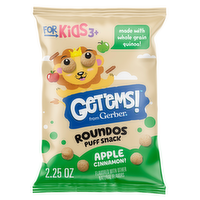 Get'Ems! Apple Cinnamon Roundos Puffs Snacks - 2.25 Ounce