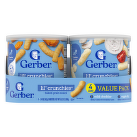 Gerber Value Pack Mild Cheddar & Veggie Dip Lil' Crunchies Baby Food - 5.92 Ounce