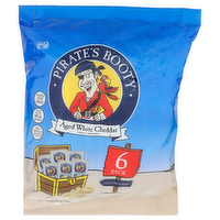 Pirate's Booty Aged White Cheddar Rice & Corn Puffs - 6 Ounce