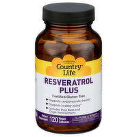 Country Life Vegicaps Resveratrol Plus 120 - 120 Count