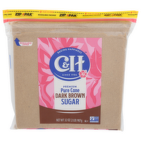 C&H Dark Brown Sugar - 32 Ounce