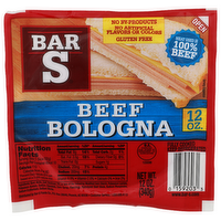 Bar S Beef Bologna - 12 Ounce