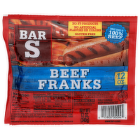 Bar S Beef Franks - 12 Ounce