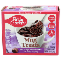 Betty Crocker Mug Treats Hot Fudge Brownie Mix - 13.9 Ounce