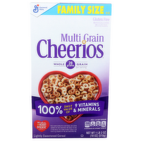 General Mills Multi Grain Cheerios Lightly Sweetened Cereal - 18 Ounce