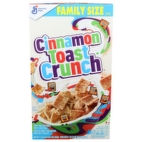 General Mills Cinnamon Toast Crunch Family Size Crispy, Sweetened Whole Wheat & Rice Cereal - 18.8 Ounce