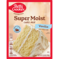 Betty Crocker Favorites Super Moist Vanilla Flavored Cake Mix - 13.25 Ounce