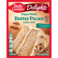 Betty Crocker Delights Super Moist Butter Pecan Cake Mix - 13.25 Ounce