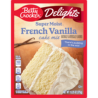 Betty Crocker Delights Super Moist French Vanilla Flavored Cake Mix - 13.25 Ounce