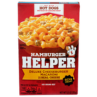 Hamburger Helper Deluxe Cheeseburger Macaroni Pasta & Cheesy Sauce Mix - 5.5 Ounce