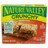 Nature Valley Crunchy Peanut Butter Granola Bars - 0.745 Ounce - 12 Count