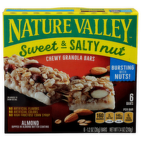 Nature Valley Sweet & Salty Nut Almond Chewy Granola Bars - 1.233 Ounce - 6 Count