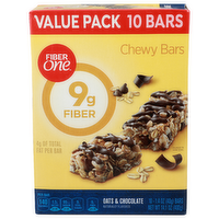 Fiber One Oats & Chocolate Chewy Bars - 1.41 Ounce - 10 Count