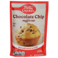 Betty Crocker Chocolate Chip Muffin Mix - 1.083 Ounce - 6 Count