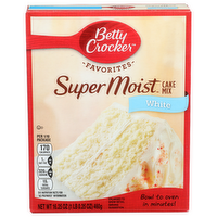 Betty Crocker Favorites White Super Moist Cake Mix - 16.25 Ounce