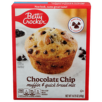 Betty Crocker Chocolate Chip Muffin & Quick Bread Mix - 14.75 Ounce