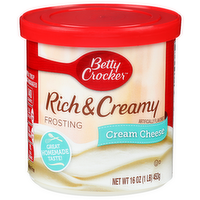 Betty Crocker Cream Cheese Rich & Creamy Frosting - 16 Ounce