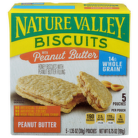 Nature Valley Biscuits Peanut Butter - 1.35 Ounce - 5 Count