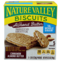 Nature Valley Biscuits Cinnamon Almond Butter - 1.35 Ounce - 5 Count