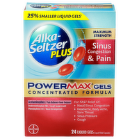 Alka-Seltzer Plus Power Max Gels - 24 Count