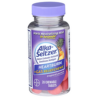 Alka-Seltzer Antacid, Tropical Punch, Chewable Tablets - 28 Each